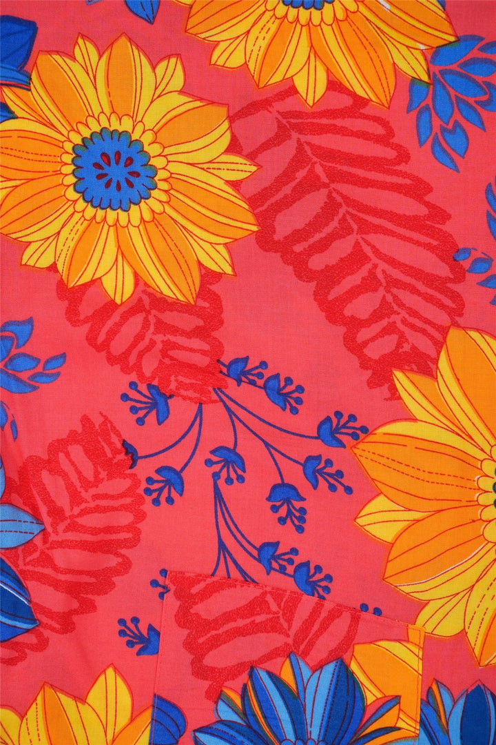 Regular Fit Long Sleeve Shirt - Sunburst Meadow