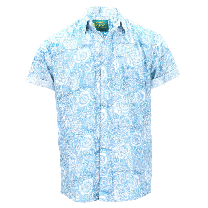 Regular Fit Short Sleeve Shirt - Cloudy Meadow