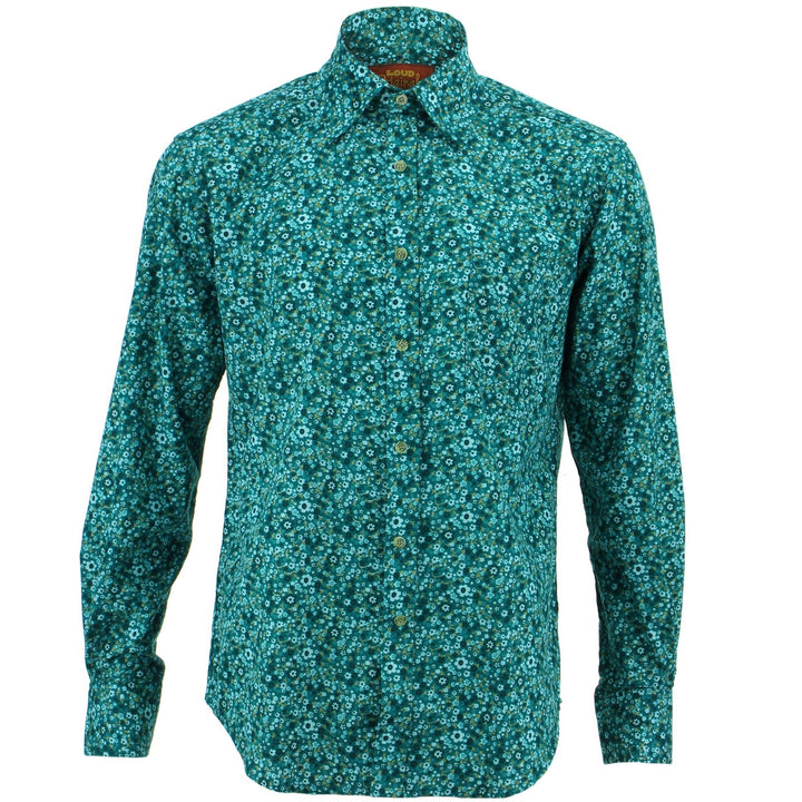 Regular Fit Long Sleeve Shirt - Ditzy Floral