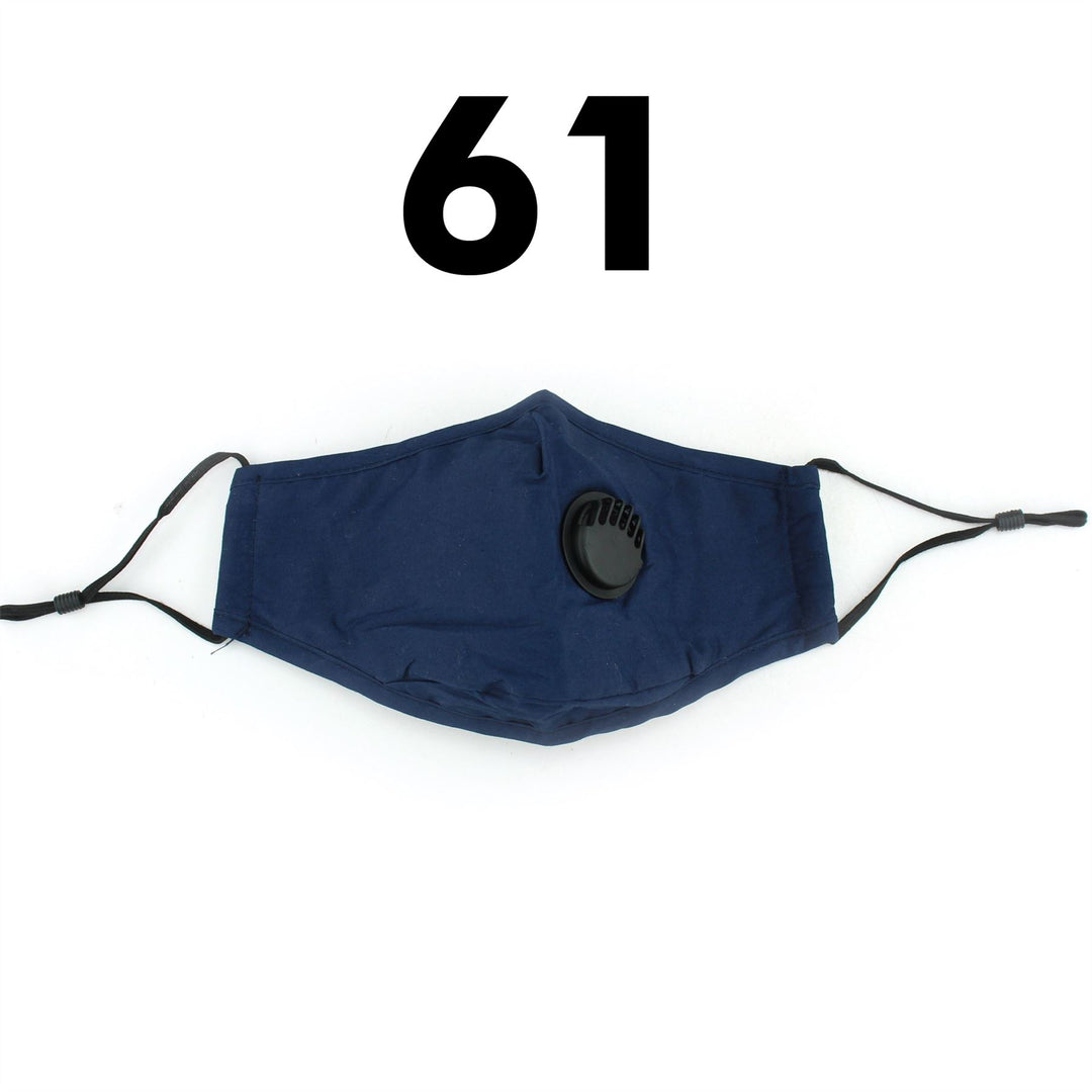 Breathable Vent Face Mask - Navy