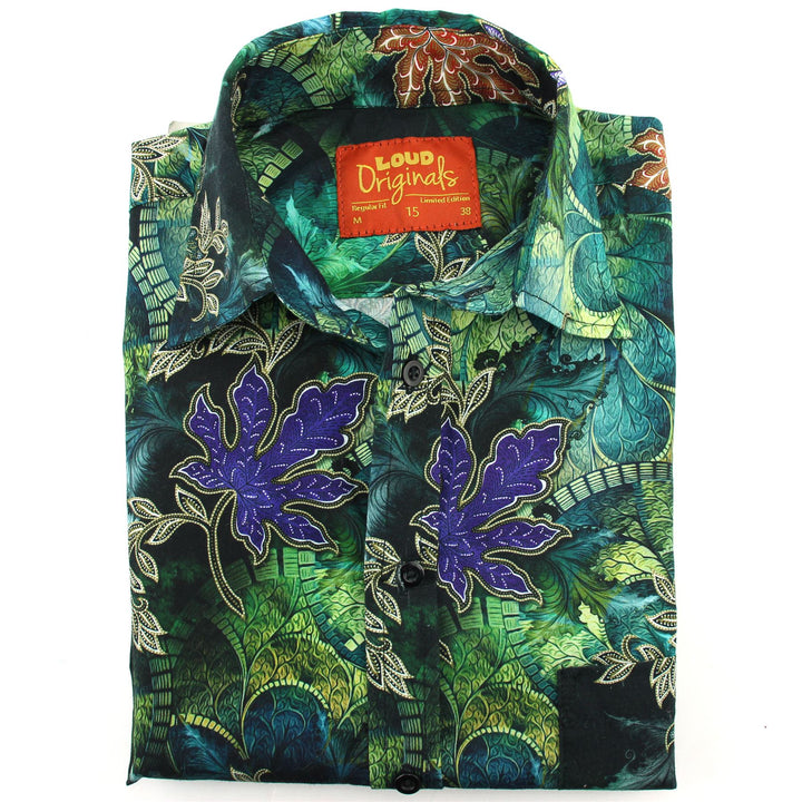 Regular Fit Short Sleeve Shirt - Vines