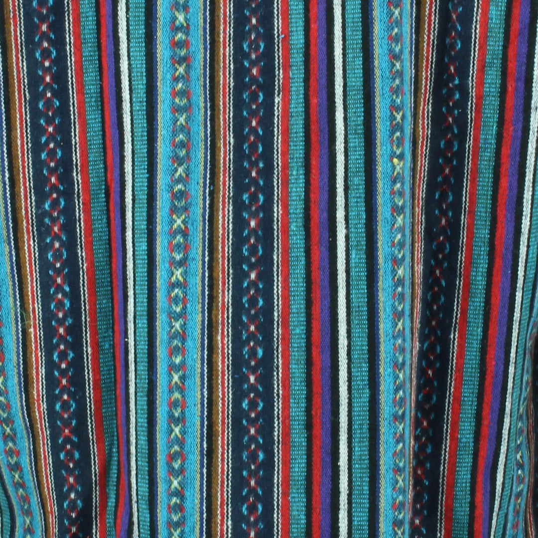 Brushed Cotton Grandad Shirt - Purple Sky