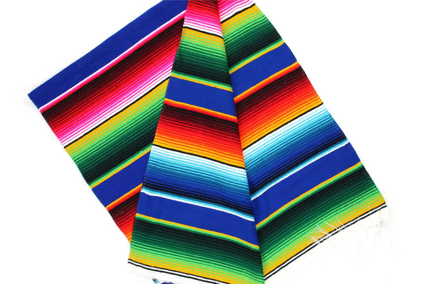 Handwoven Mexican Serape X-Small 140cm x 60cm - Multicoloured