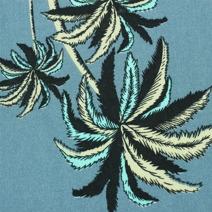 Regular Fit Short Sleeve Shirt - Palm Trees