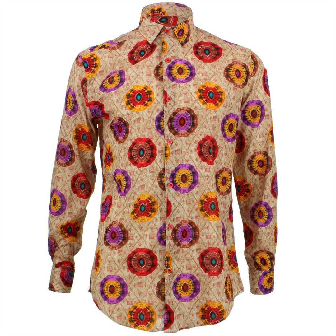 Tailored Fit Long Sleeve Shirt - The Eye of the Kaleidoscope