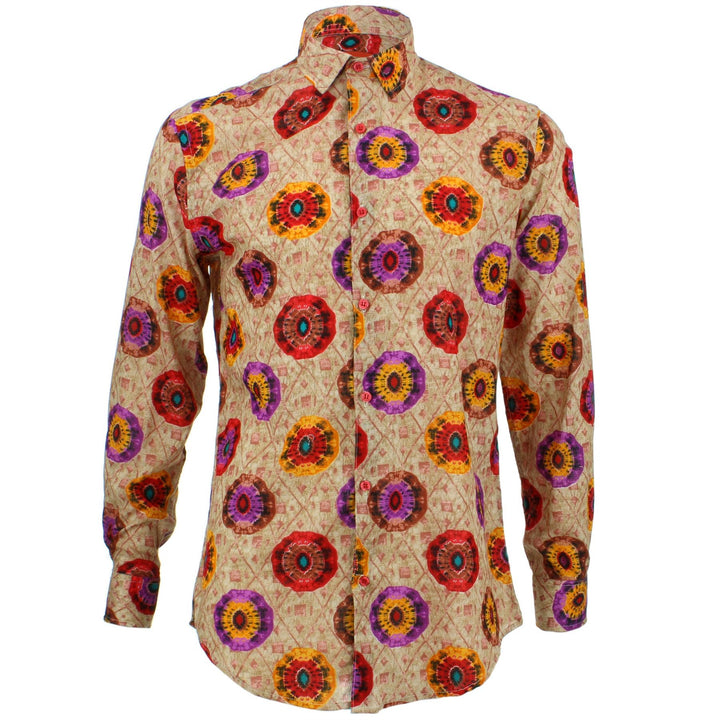 Tailored Fit Long Sleeve Shirt - The Eye of the Kaleidoscope