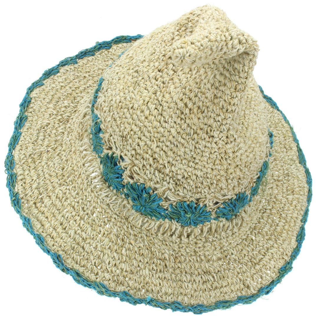 Hemp & Cotton Sun Hat - Wizard Blue