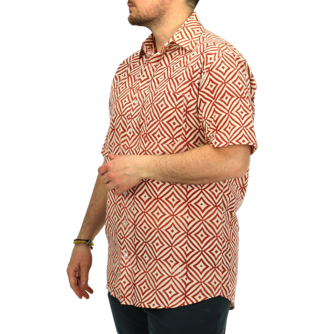 Regular Fit Short Sleeve Shirt - Savanna Echo