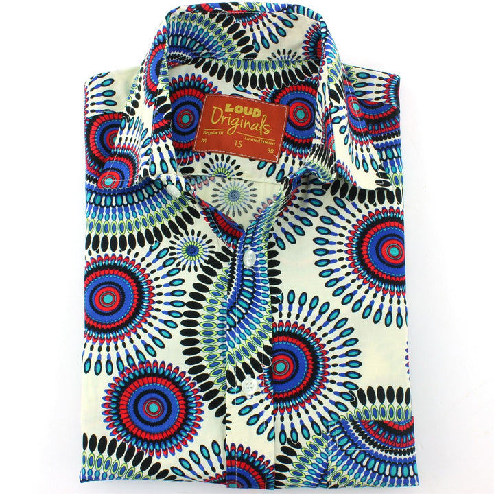 Regular Fit Short Sleeve Shirt - Spirals