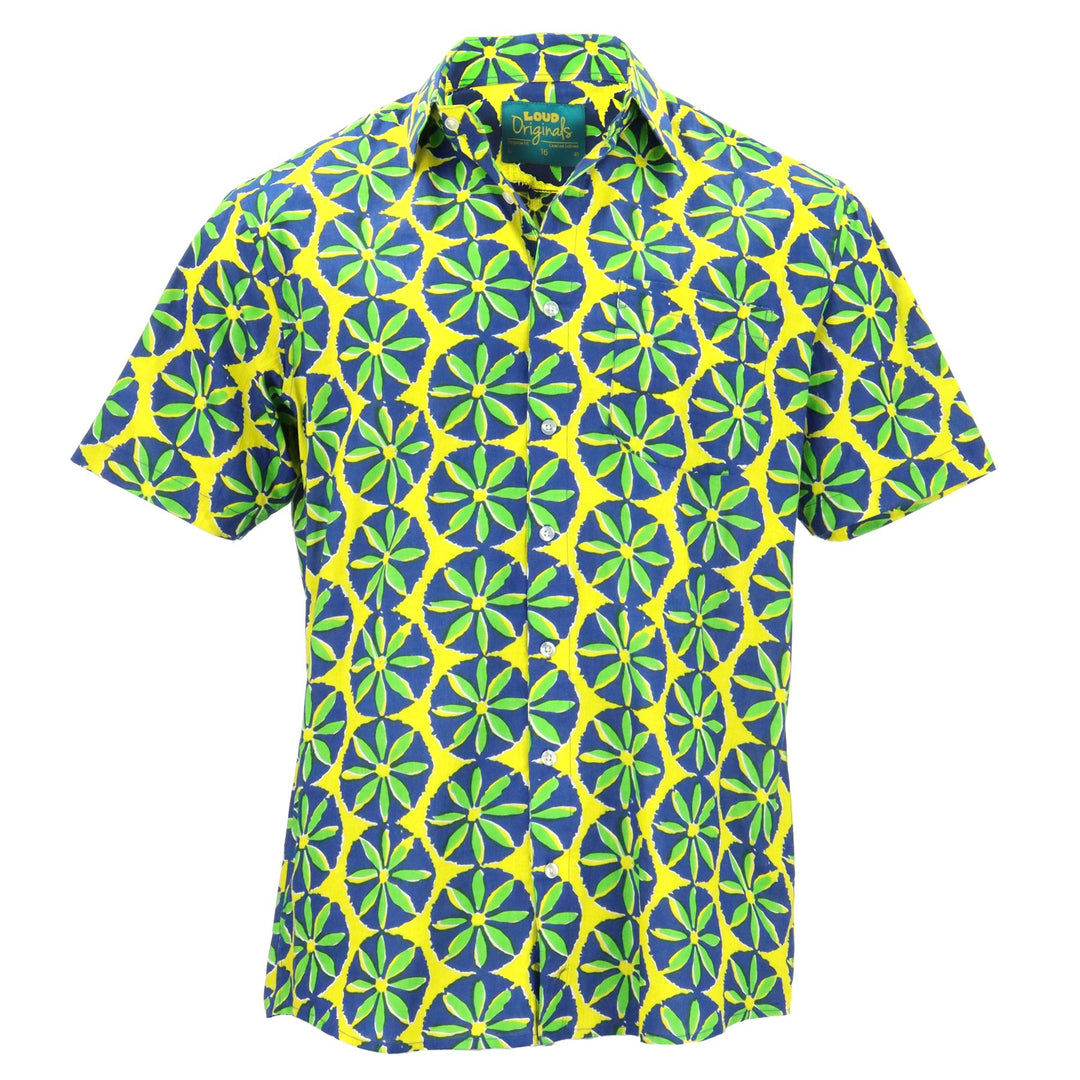 Regular Fit Short Sleeve Shirt - Lime Mirage