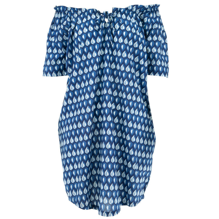 Tie Front Summer Dress - Tear Drop
