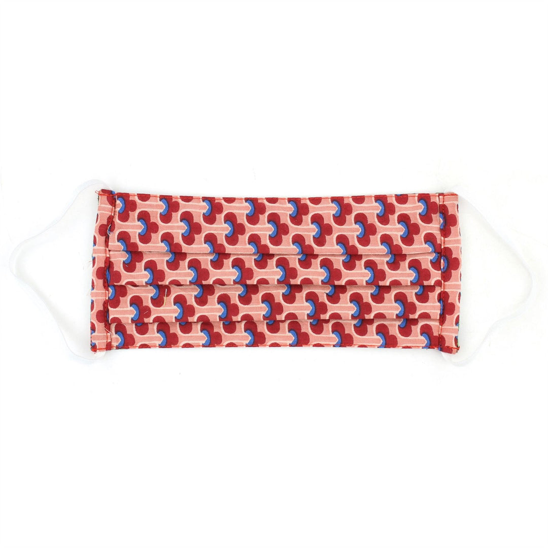 Handmade Pleated Cotton Face Mask - Pack of 5