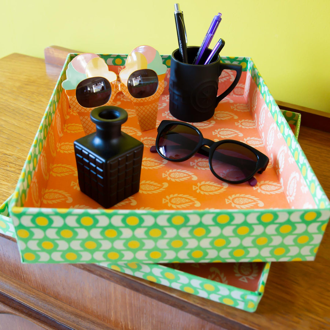 Handmade Luxury A4 Deep Presentation Shirt & Gift Box - Lime
