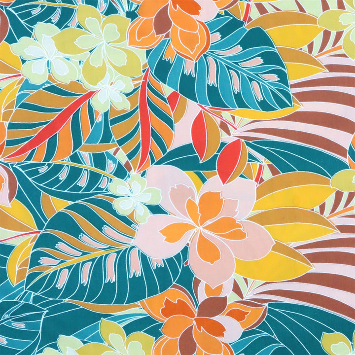 Regular Fit Short Sleeve Shirt - Tropical Palm