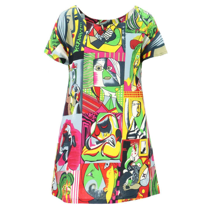 Perfect Shift Pocket Dress - Cubism Grey