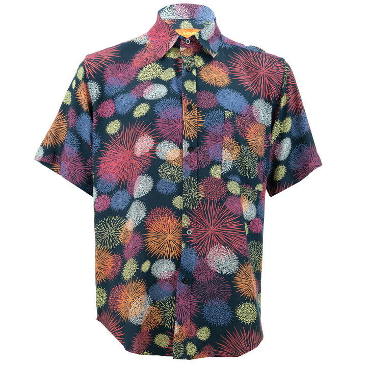 Regular Fit Short Sleeve Shirt - Fireworks