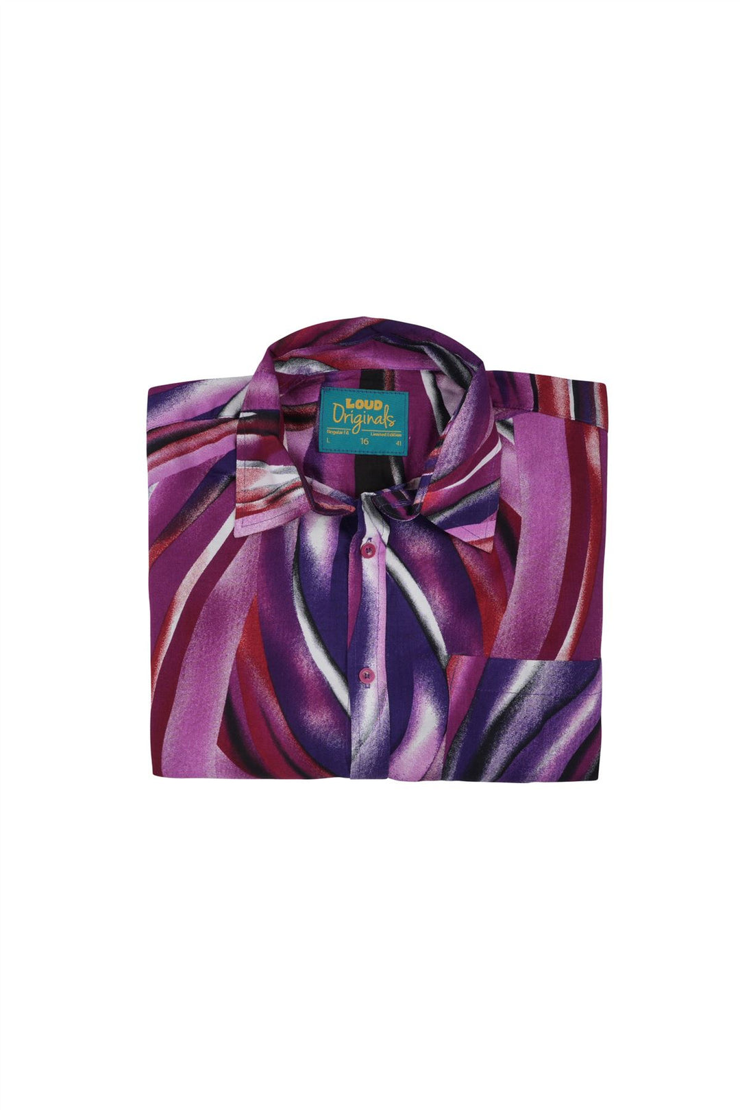 Regular Fit Long Sleeve Shirt - Purple Wave