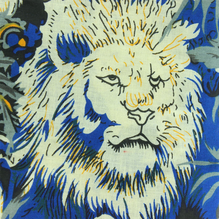 Tailored Fit Long Sleeve Shirt - Lion Tiger Jungle