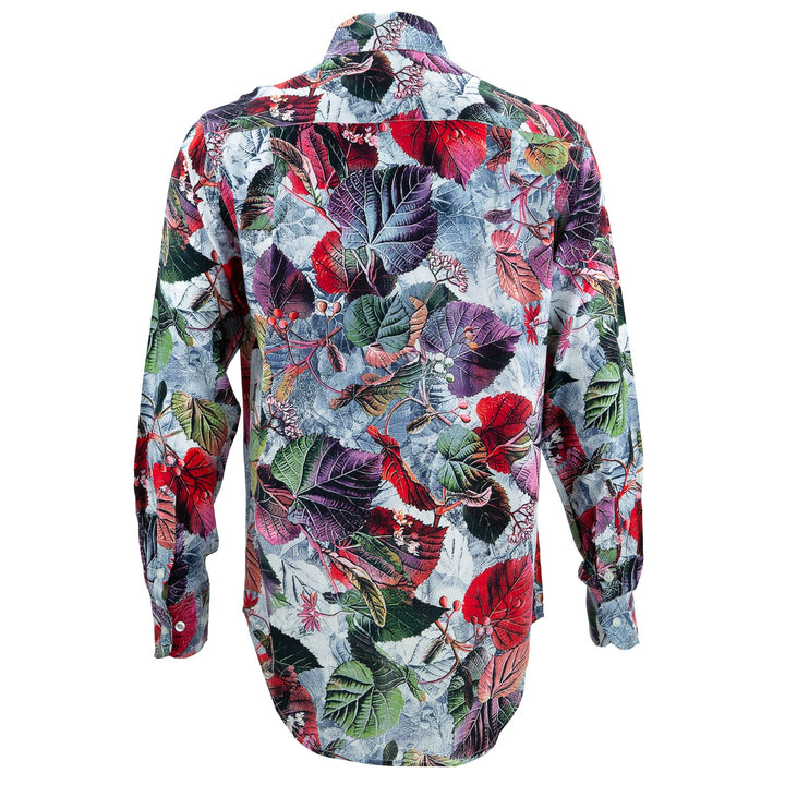 Regular Fit Long Sleeve Shirt - Autumn Leaves