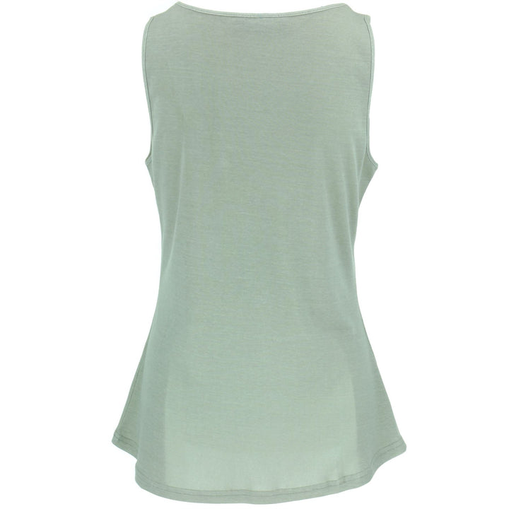 Sleeveless Jersey Top - Stone