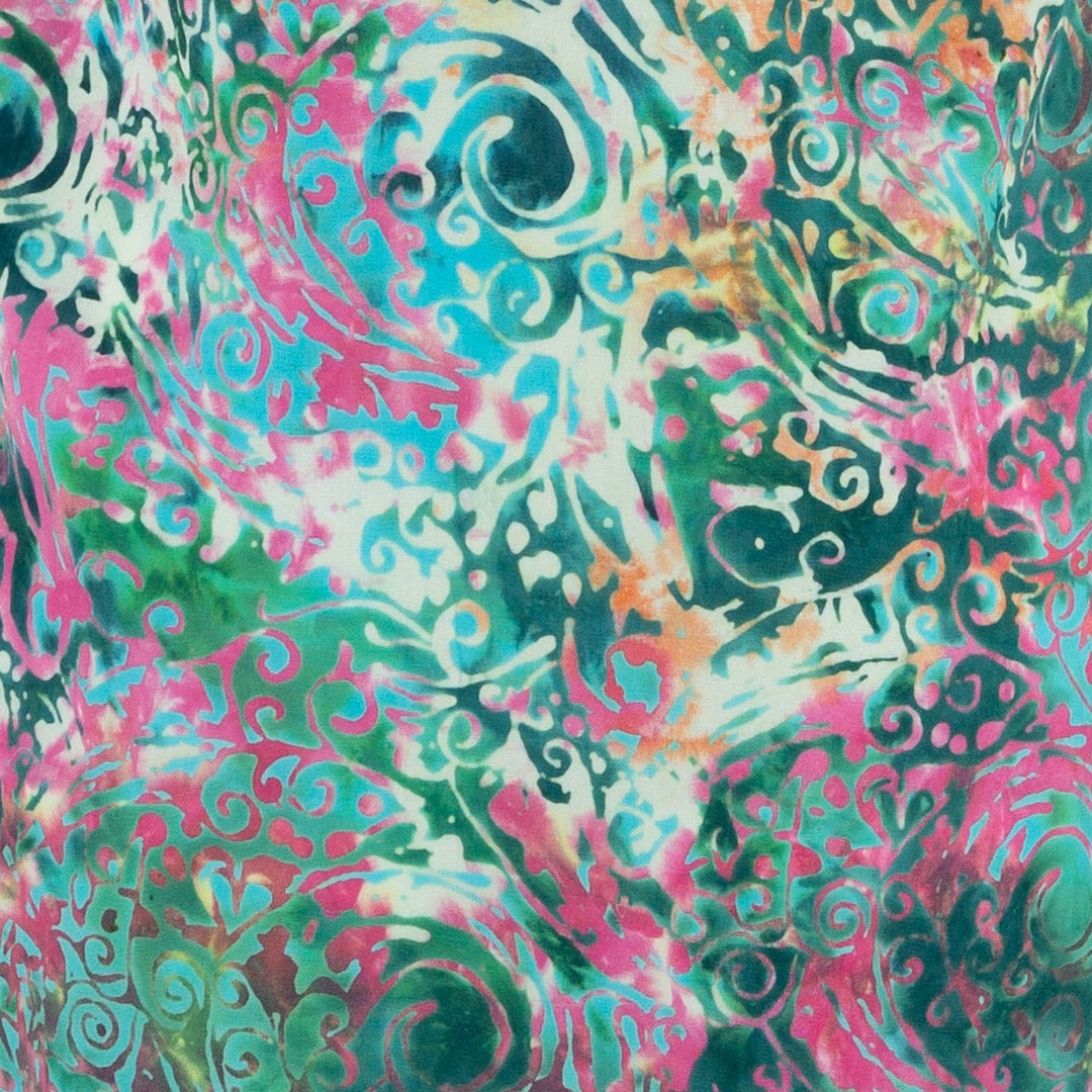 Strappy Dress - Turquoise Batik Wash