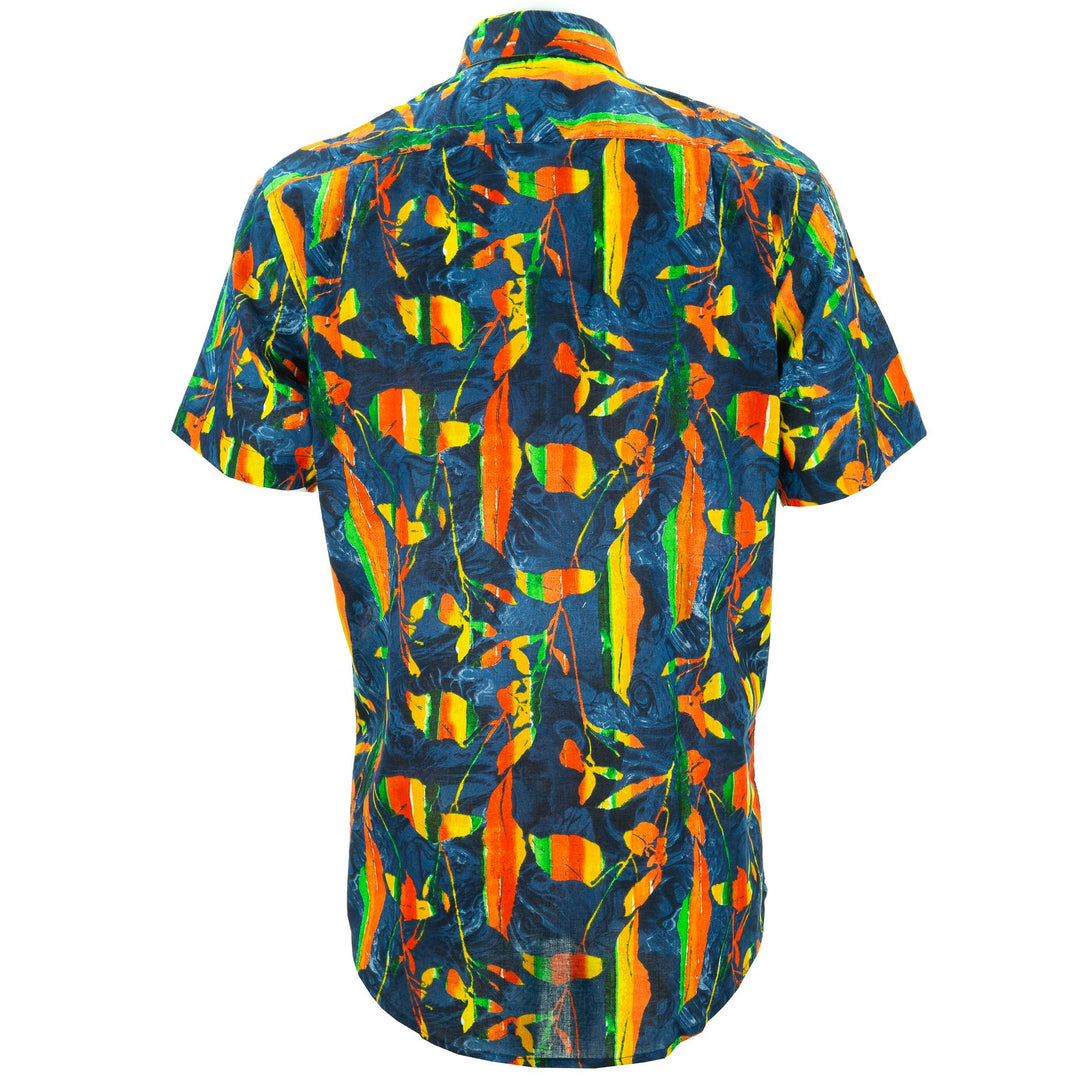 Regular Fit Short Sleeve Shirt - Lava Flow