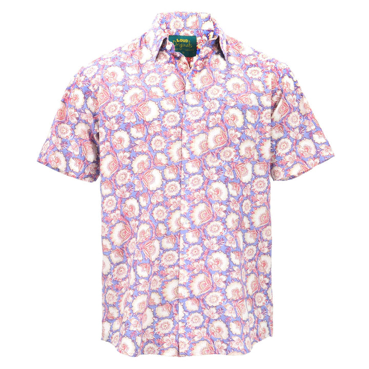 Regular Fit Short Sleeve Shirt - Lavender Drift