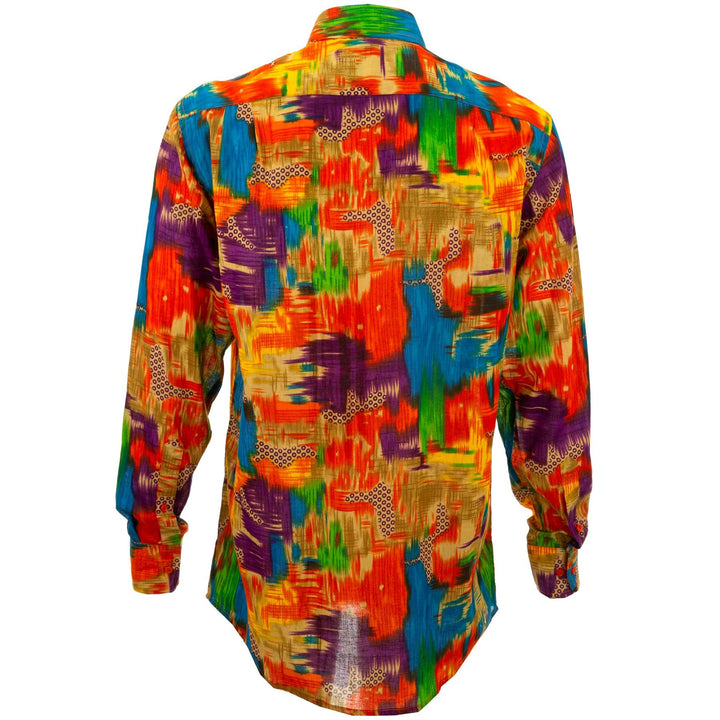 Regular Fit Long Sleeve Shirt - Blur