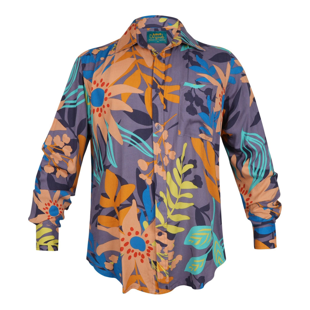 Regular Fit Long Sleeve Shirt - Painted Canopy