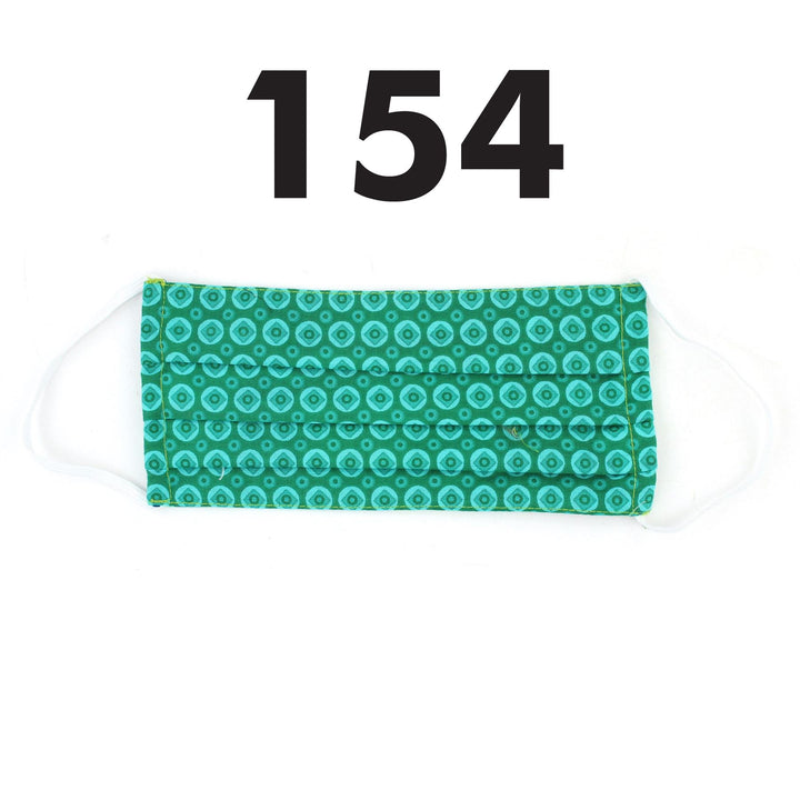 100% Cotton Handmade Pleated Face-Mask