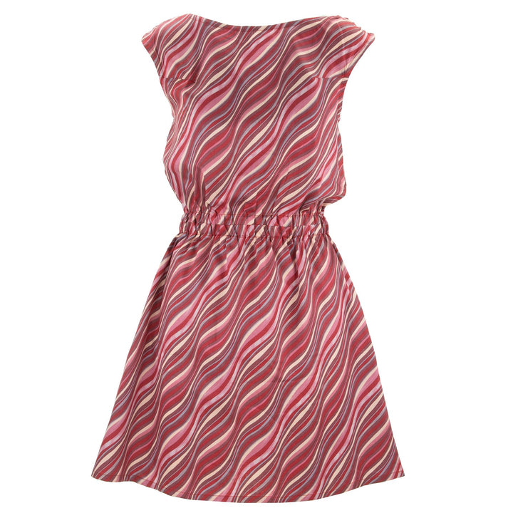 Stretch Waister Dress - Crimson Ribbons