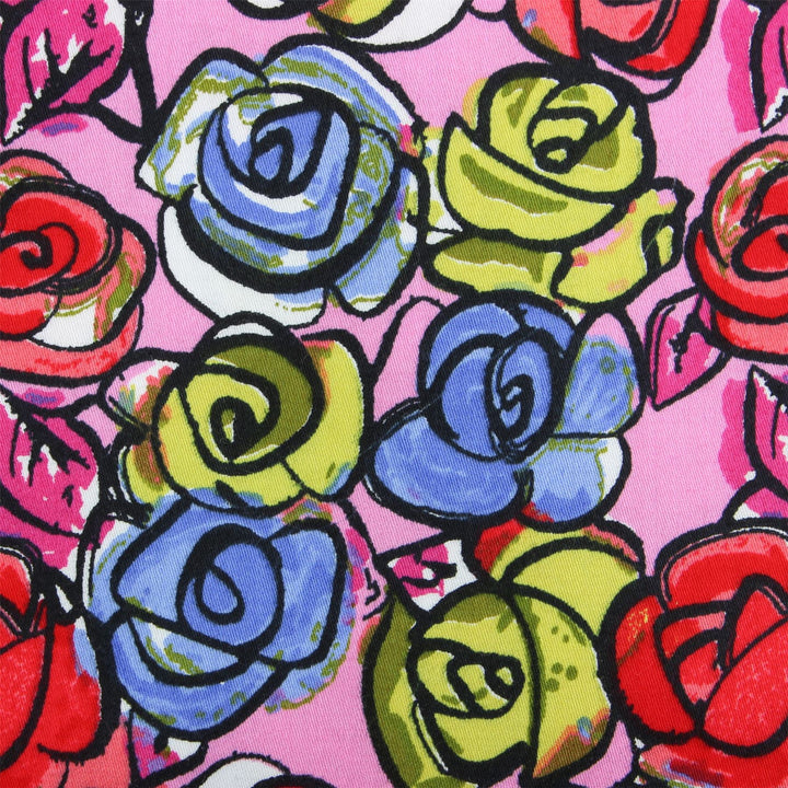 Tailored Fit Long Sleeve Shirt - Sketched Roses