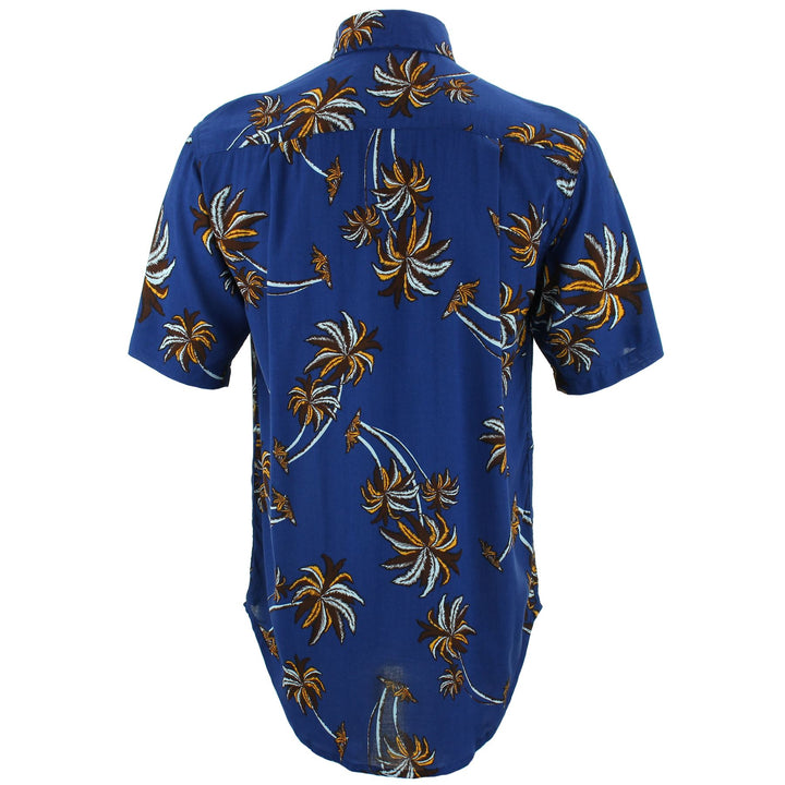 Regular Fit Short Sleeve Shirt - Palm Trees