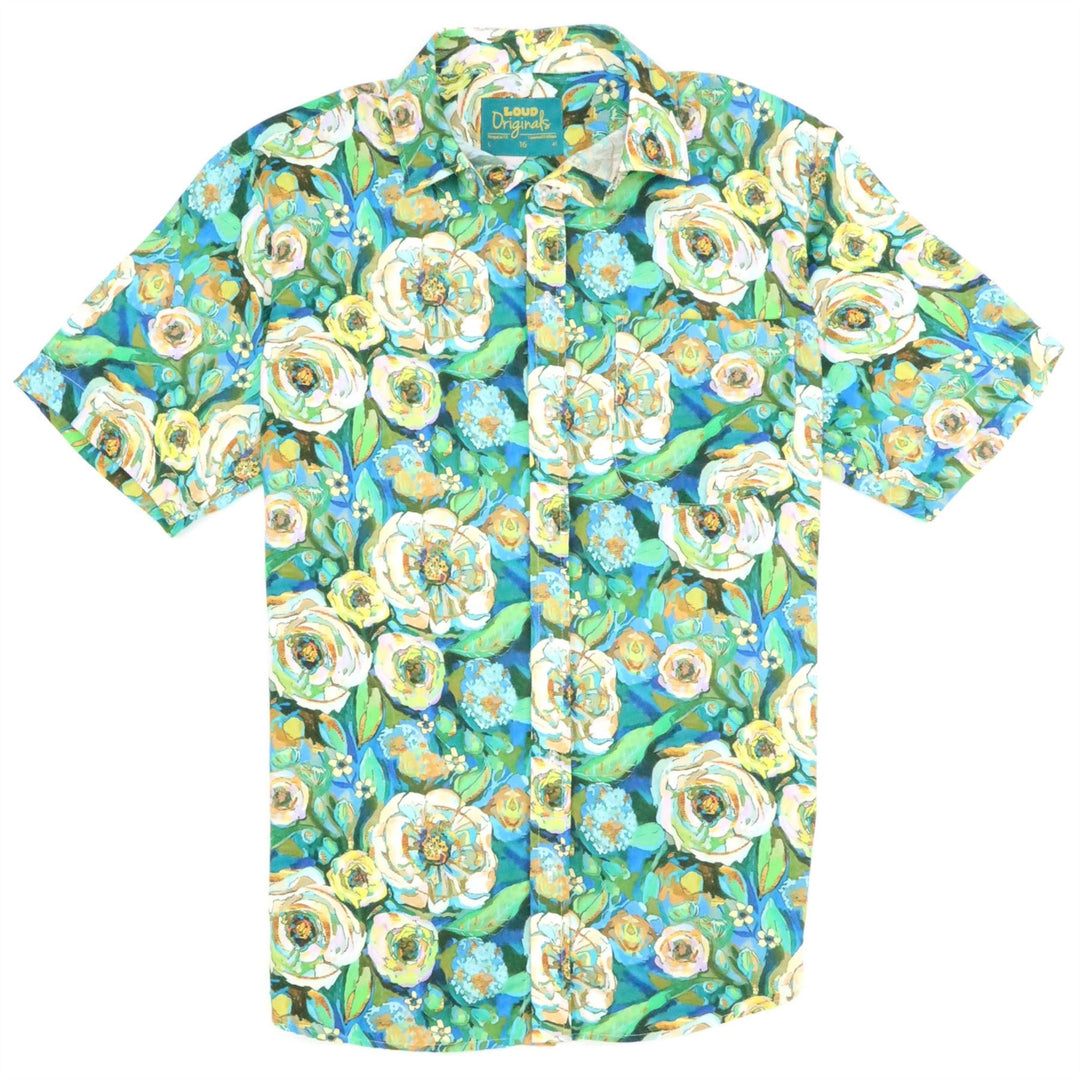Regular Fit Short Sleeve Shirt - Impressionist's Garden