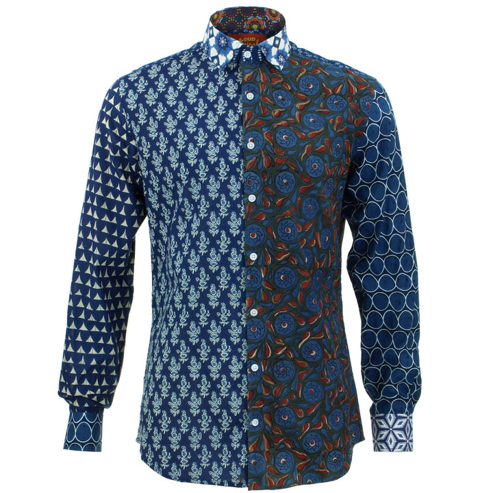Tailored Fit Long Sleeve Shirt - Random Mixed Panel