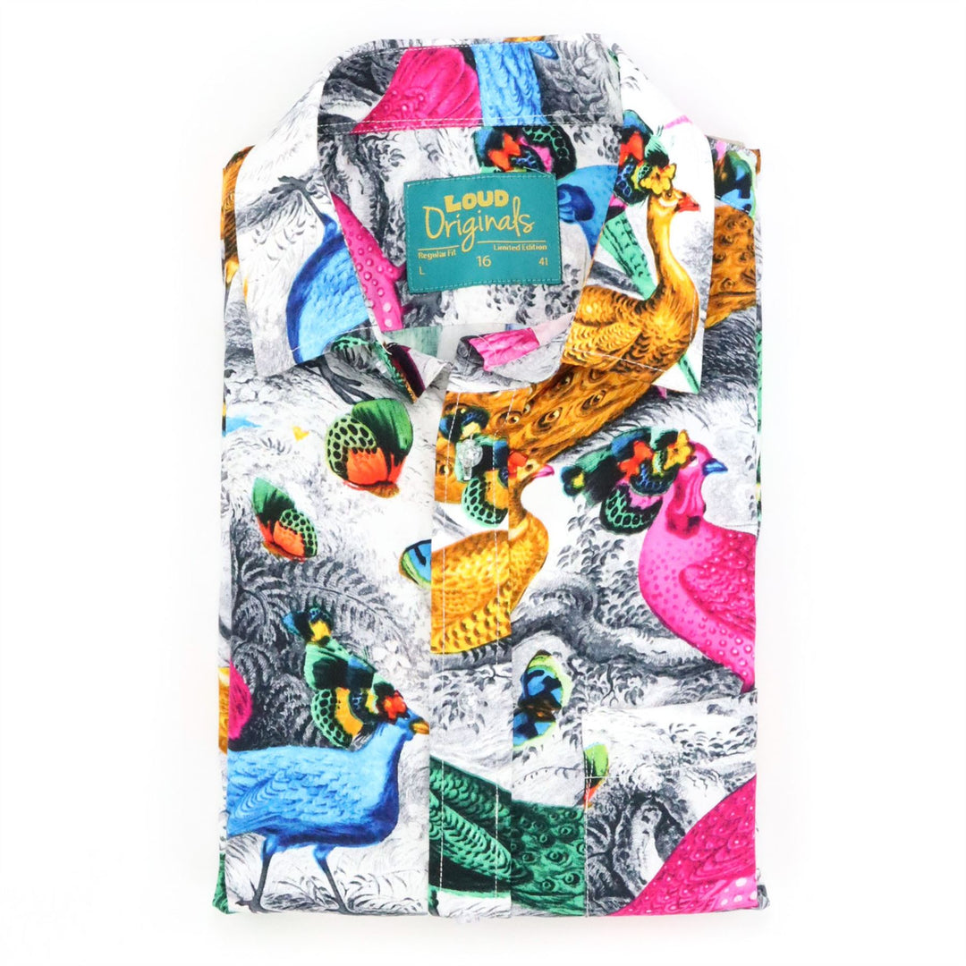 Regular Fit Short Sleeve Shirt - Royal Peacock