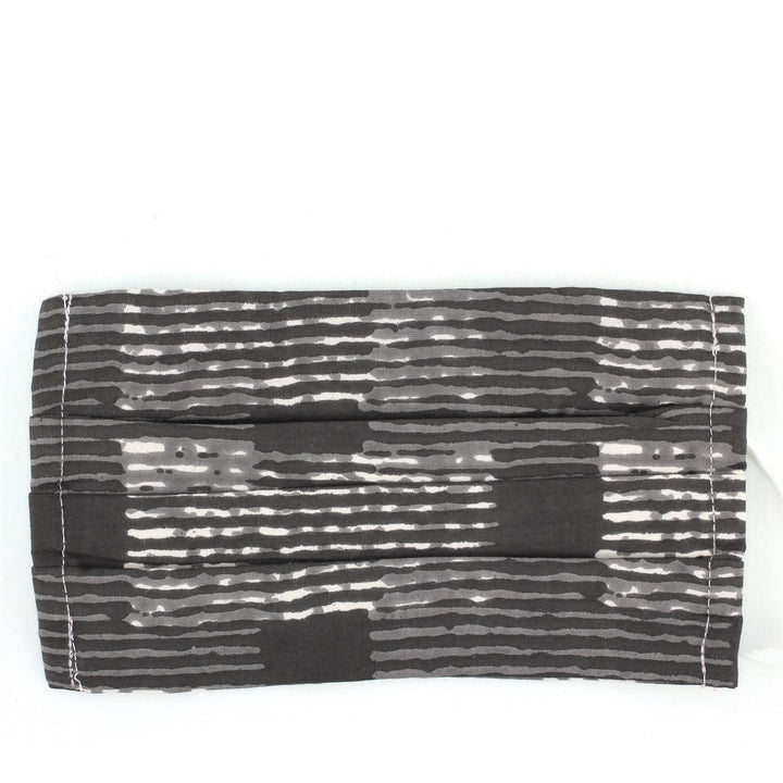 100% Cotton Handmade Pleated Face-Mask
