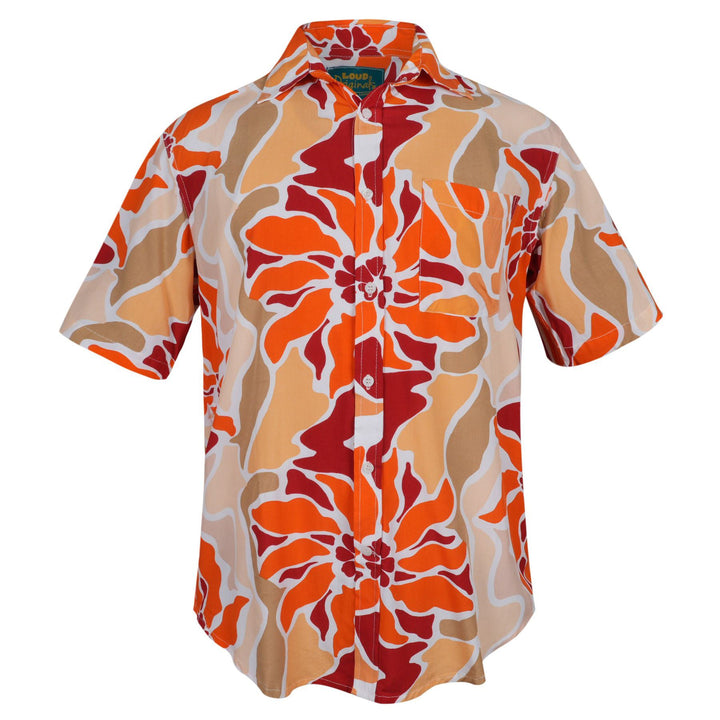 Regular Fit Short Sleeve Shirt - Salmon Reef