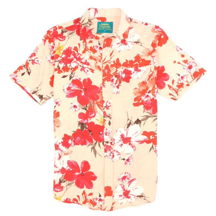 Regular Fit Short Sleeve Shirt - Pastel Petal