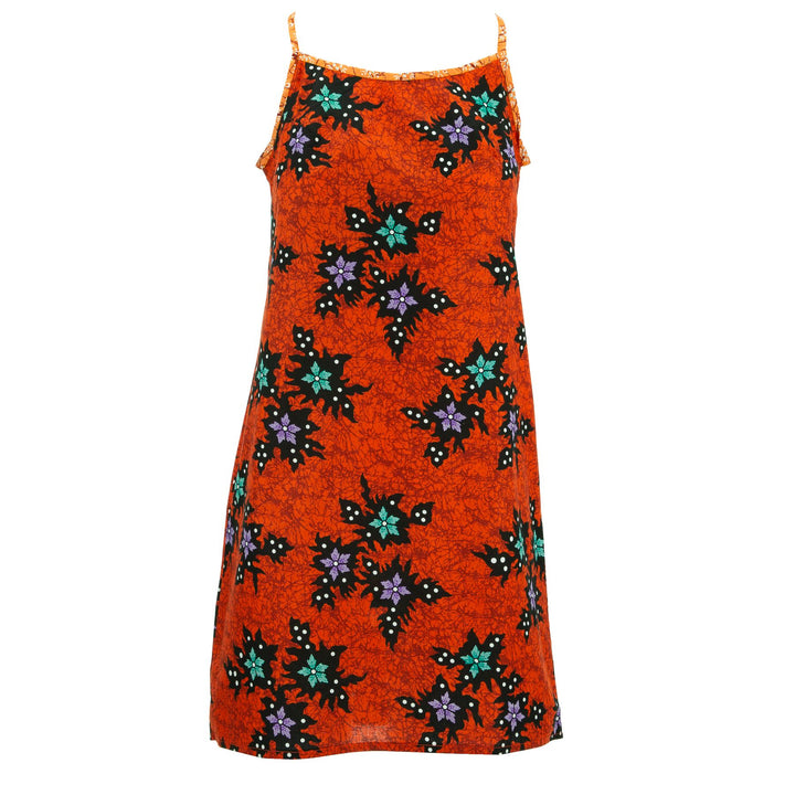 Strappy Dress - Red Freesia