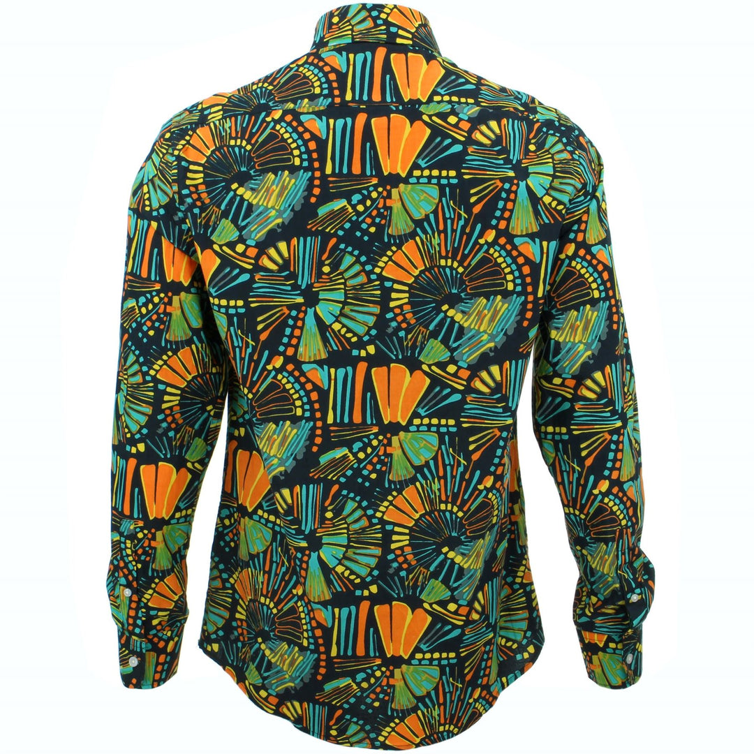 Tailored Fit Long Sleeve Shirt - Coloured Chalk