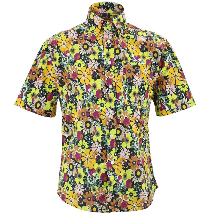 Regular Fit Short Sleeve Shirt - Daisy Bloom