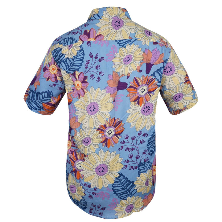 Regular Fit Short Sleeve Shirt - Pastel Botanica
