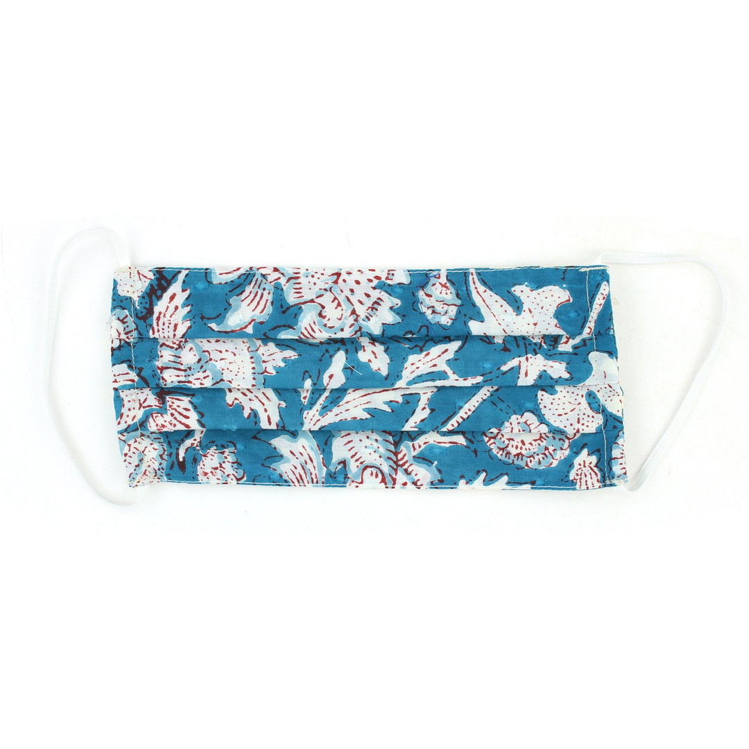 Handmade Pleated Cotton Face Mask - Pack of 3