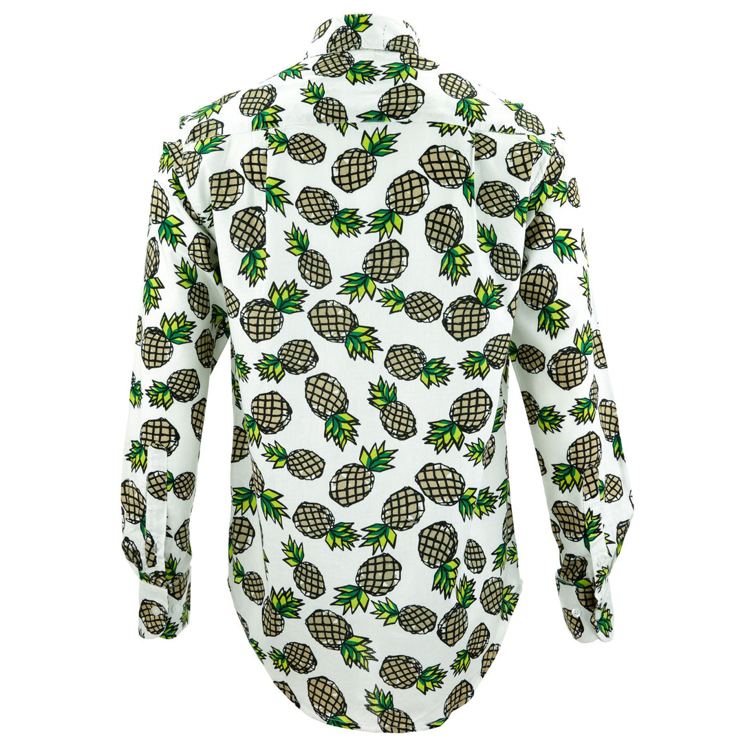 Regular Fit Long Sleeve Shirt - Pineapples
