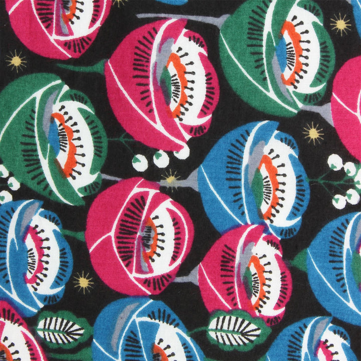 Regular Fit Long Sleeve Shirt - Colourful Eye Flowers