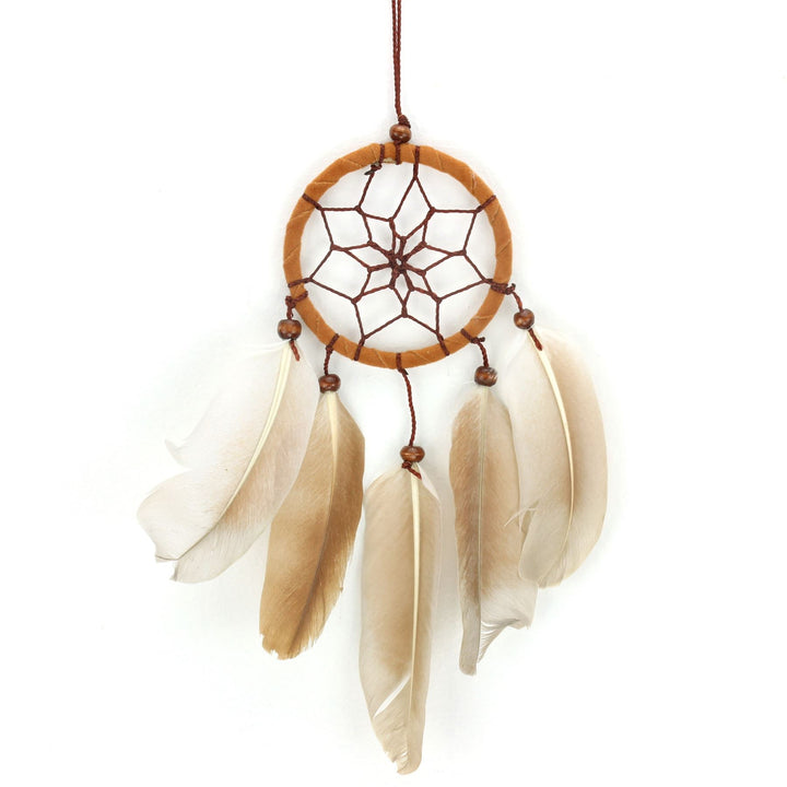 Dreamcatcher - Spiral 6cm Coffee