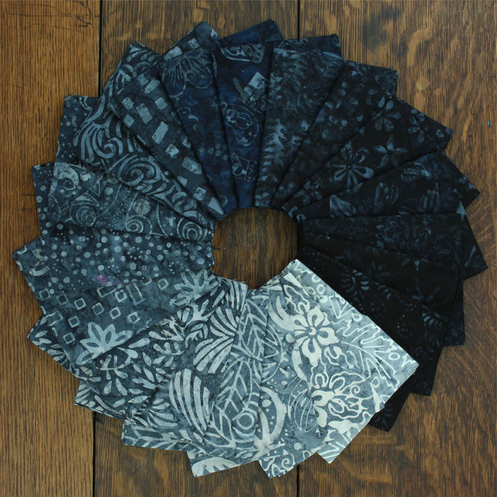 Fat Quarter - 20 Pieces of 19" x 20" Cotton Batik