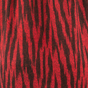Halterneck Wrinkle Dress - Red Zebra