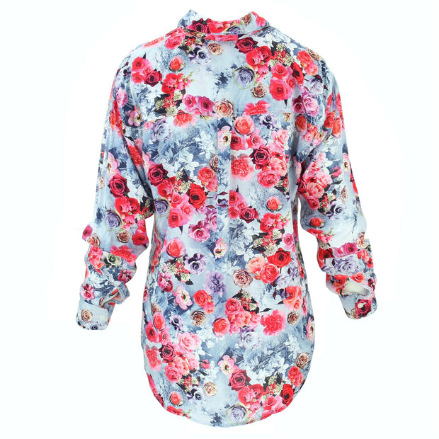 Classic Women's Shirt - Mauve Summer Bouquet